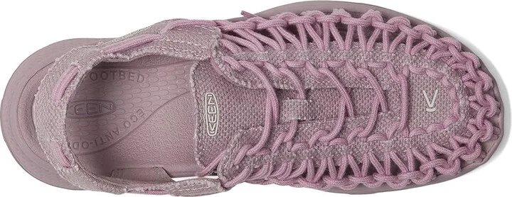 KEEN Uneek Astoria Canvas Women's Shoes Toadstool/Toadstool : 9.5 B - Medium - Image 2