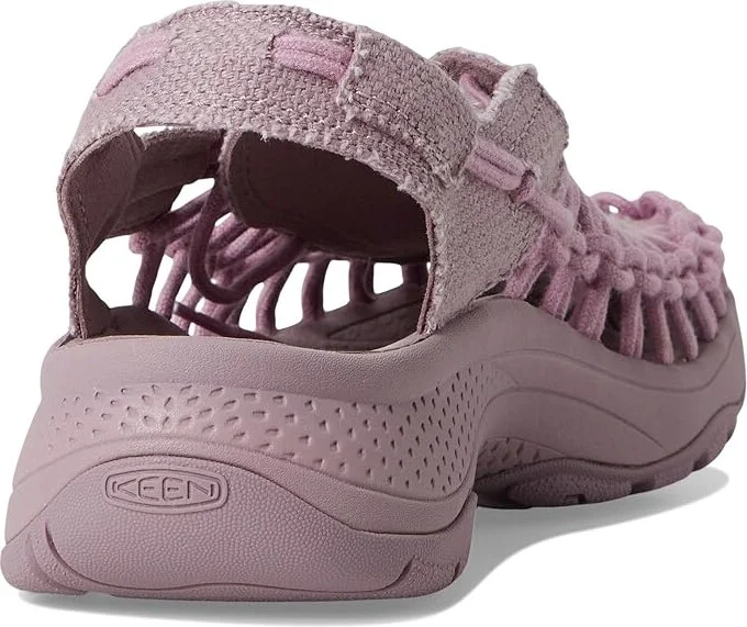 KEEN Uneek Astoria Canvas Women's Shoes Toadstool/Toadstool : 9.5 B - Medium - Image 4