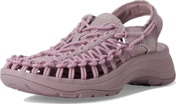 KEEN Uneek Astoria Canvas Women's Shoes Toadstool/Toadstool : 9.5 B - Medium - Image 5