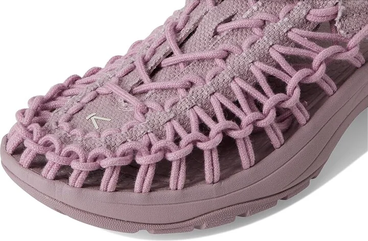 KEEN Uneek Astoria Canvas Women's Shoes Toadstool/Toadstool : 9.5 B - Medium - Image 7