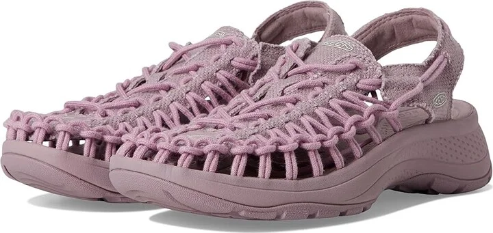 KEEN Uneek Astoria Canvas Women's Shoes Toadstool/Toadstool : 9.5 B - Medium