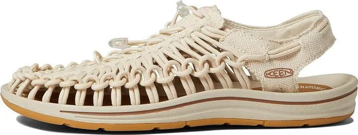 KEEN Uneek Canvas Men's Shoes Natural Canvas/Birch : 9.5 D - Medium, Textile - Image 6