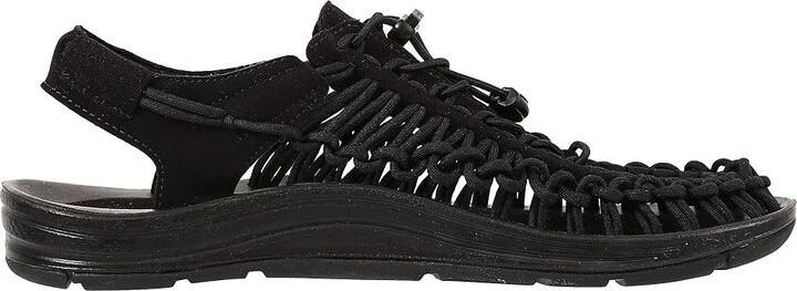 KEEN Uneek Men's Shoes Black/Black : 10 D - Medium, Textile - Image 8