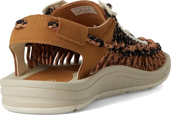 KEEN Uneek Men's Shoes Black/Chipmunk : 8 D - Medium, Textile - Image 4