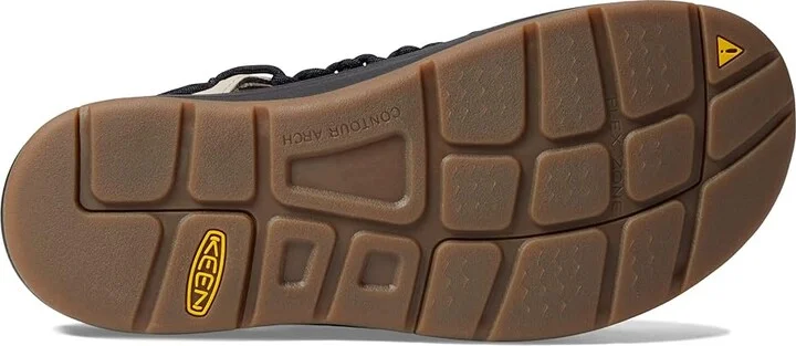 KEEN Uneek Men's Shoes Black/Plaza Taupe : 9.5 D - Medium, Textile - Image 3