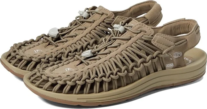 KEEN Uneek Men's Shoes Timberwolf/Plaza Taupe : 9 D - Medium