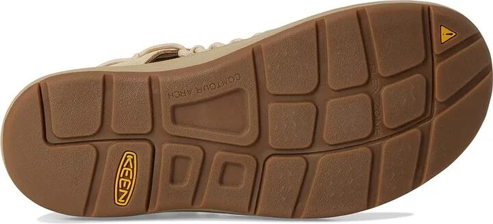 KEEN Uneek Women's Toe Open Shoes Safari/Safari : 7 B - Medium, Textile - Image 3