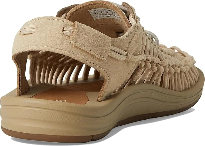 KEEN Uneek Women's Toe Open Shoes Safari/Safari : 7 B - Medium, Textile - Image 4