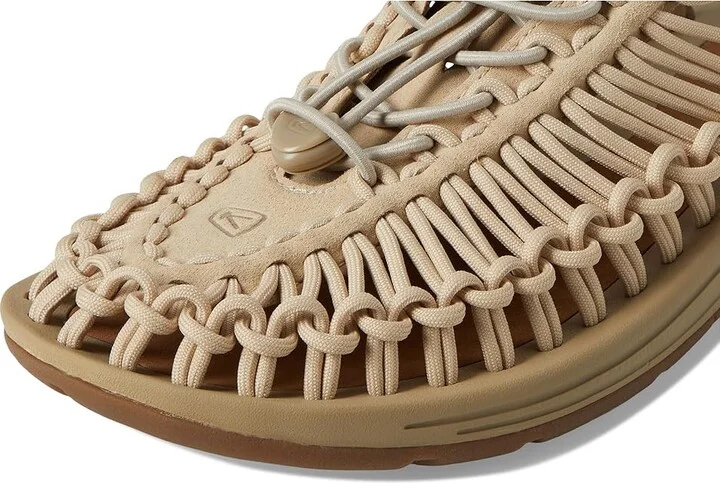 KEEN Uneek Women's Toe Open Shoes Safari/Safari : 7 B - Medium, Textile - Image 7