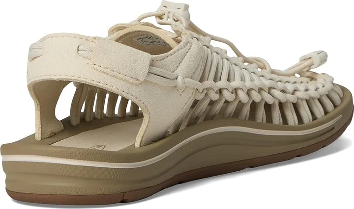 KEEN Uneek Women's Toe Open Shoes Whitecap/Cornstalk : 9.5 B - Medium, Textile - Image 5