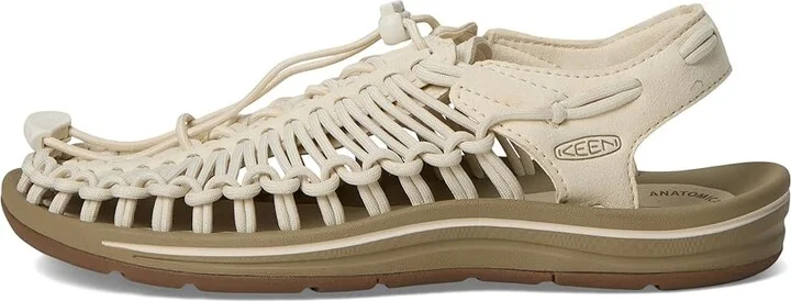 KEEN Uneek Women's Toe Open Shoes Whitecap/Cornstalk : 9.5 B - Medium, Textile - Image 7