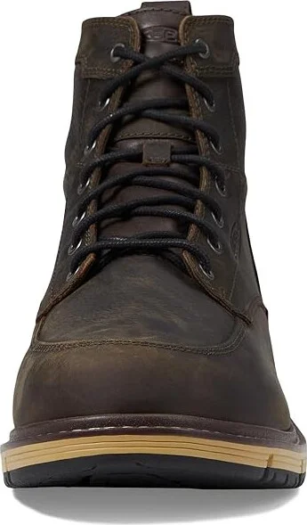 KEEN Utility 6 San Jose Waterproof Soft Toe Men's Work Boots Cascade Brown : 9.5 EE - Wide, Leather - Image 3