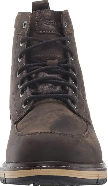 KEEN Utility 6 San Jose Waterproof Soft Toe Men's Work Boots Cascade Brown : 9.5 EE - Wide, Leather - Image 6