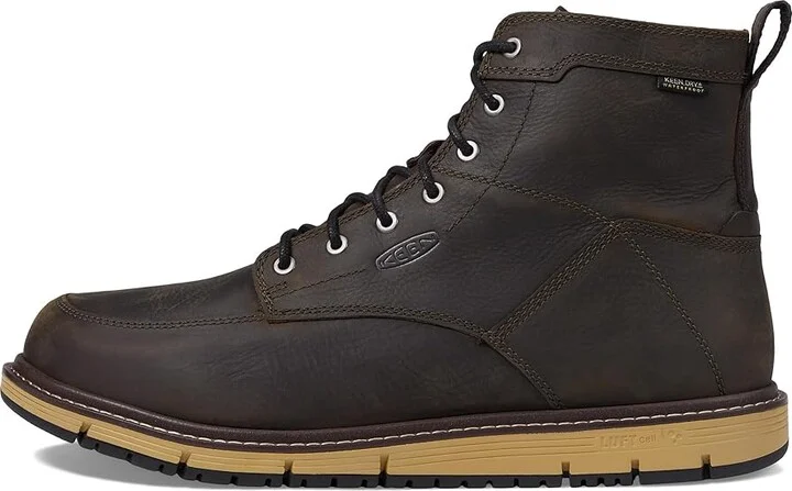 KEEN Utility 6 San Jose Waterproof Soft Toe Men's Work Boots Cascade Brown : 9.5 EE - Wide, Leather - Image 7