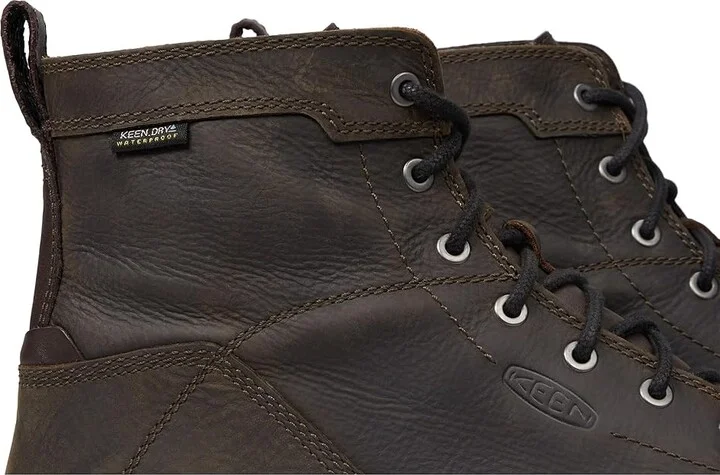 KEEN Utility 6 San Jose Waterproof Soft Toe Men's Work Boots Cascade Brown : 9.5 EE - Wide, Leather - Image 8