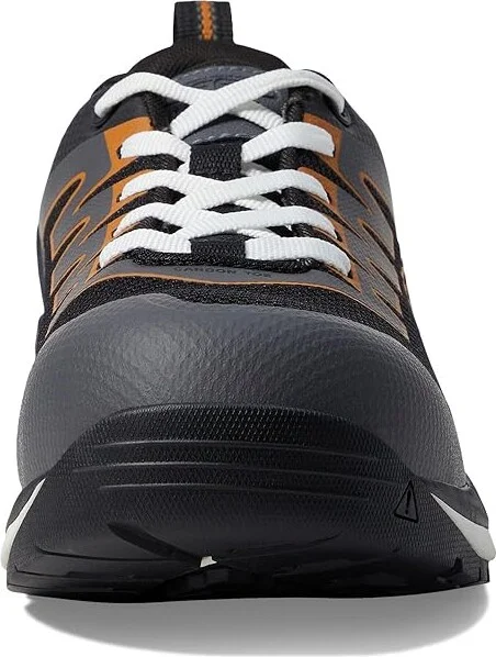 KEEN Utility Arvada (Comp Toe) Men's Shoes Black/Curry : 8.5 D - Medium, Leather - Image 5