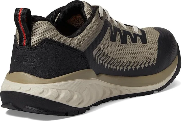 KEEN Utility Arvada (Comp Toe) Men's Shoes Plaza Taupe/Black : 9.5 EE - Wide, Leather - Image 4