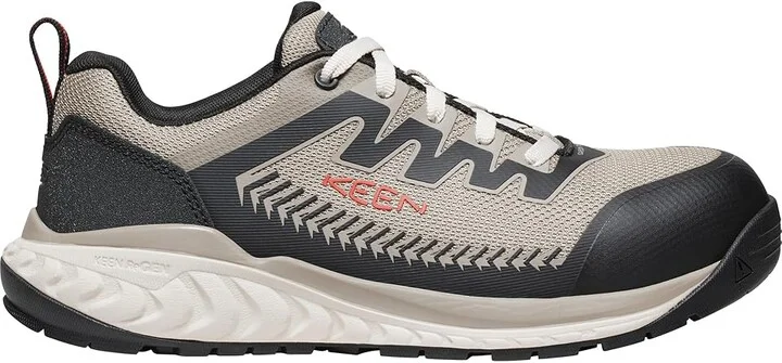 KEEN Utility Arvada (Comp Toe) Men's Shoes Plaza Taupe/Black : 9.5 EE - Wide, Leather - Image 7