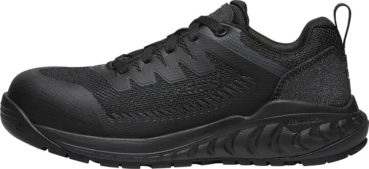 KEEN Utility Arvada (Comp Toe) Women's Shoes Black/Black : 9.5 D - Wide, Synthetic - Image 6