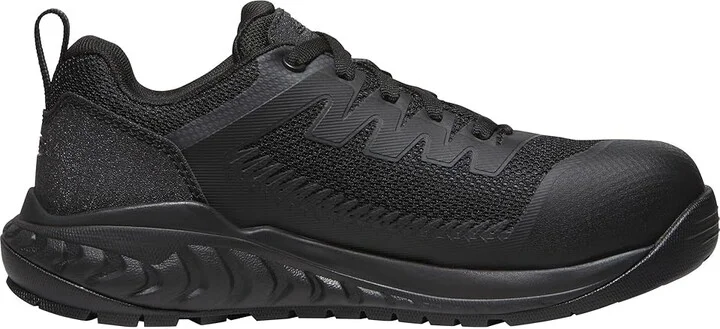 KEEN Utility Arvada (Comp Toe) Women's Shoes Black/Black : 9.5 D - Wide, Synthetic - Image 7