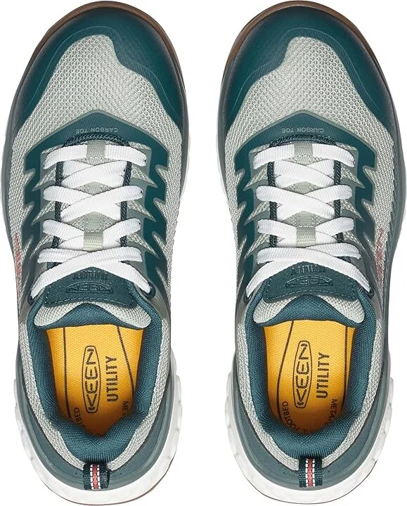 KEEN Utility Arvada (Comp Toe) Women's Shoes Sea Moss/Desert Sage : 9.5 B - Medium, Synthetic - Image 2