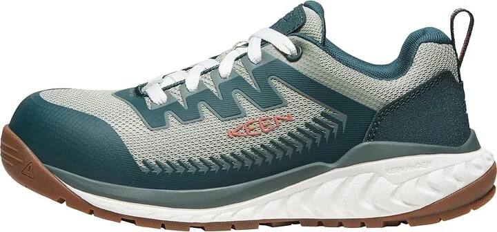 KEEN Utility Arvada (Comp Toe) Women's Shoes Sea Moss/Desert Sage : 9.5 B - Medium, Synthetic - Image 6