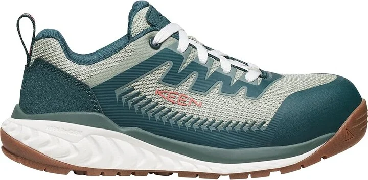 KEEN Utility Arvada (Comp Toe) Women's Shoes Sea Moss/Desert Sage : 9.5 B - Medium, Synthetic - Image 7