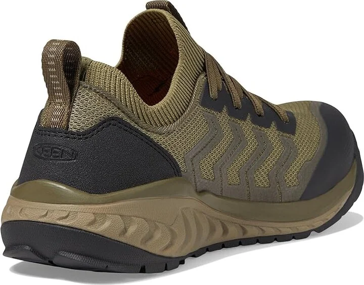 KEEN Utility Arvada Shift (Comp Toe) Men's Shoes Martini Olive/Black : 9 EE - Wide - Image 4