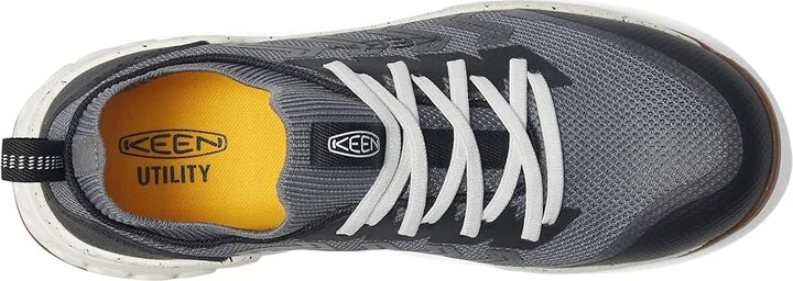 KEEN Utility Arvada Shift (Comp Toe) Men's Shoes Steel Grey/Gum : 9.5 EE - Wide, Synthetic/Textile - Image 2