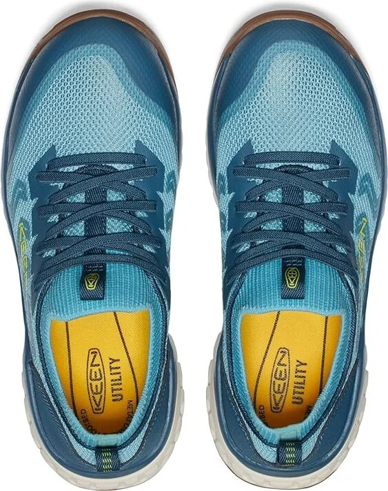 KEEN Utility Arvada Shift (Comp Toe) Women's Shoes Reef Waters/Legion Blue : 9.5 D - Wide, Textile - Image 2