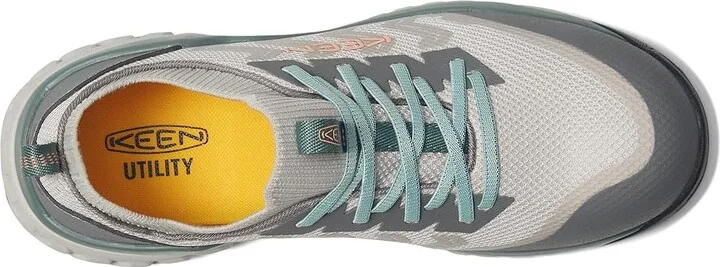 KEEN Utility Arvada Shift (Comp Toe) Women's Shoes Steel Grey/Granite Green : 9.5 B - Medium, Textile - Image 2