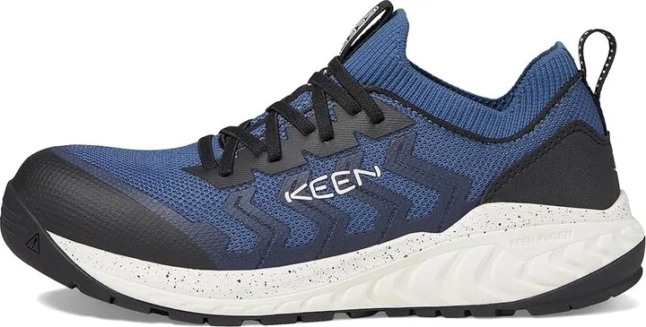 KEEN Utility Arvada Shift ESD Comp Toe Men's Shoes Vintage Indigo/Black : 9.5 D - Medium - Image 6
