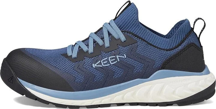 KEEN Utility Arvada Shift ESD Comp Toe Women's Shoes Vintage Indigo/Faded Denim : 9.5 B - Medium, Synthetic - Image 6