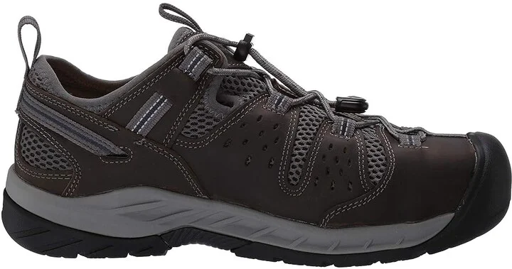 KEEN Utility Atlanta Cool II ESD (Steel Toe) Men's Work Boots Gargoyle/Midnight Navy : 9.5 EE - Wide, Textile/Leather - Image 8