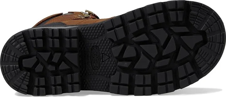 KEEN Utility Camden 6 Waterproof Composite Toe Men's Shoes Leather Brown/Black : 9.5 EE - Wide - Image 3