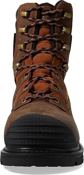 KEEN Utility Camden 8 Waterproof 600G (Comp Toe) Men's Work Boots Leather Brown/Black : 9.5 EE - Wide - Image 2