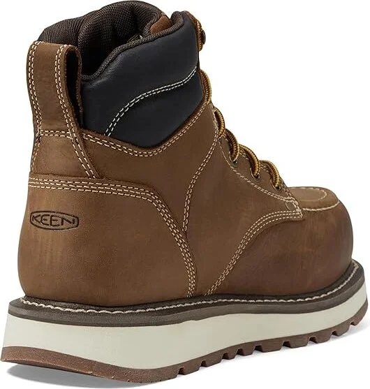 KEEN Utility Cincinnati 6 Carbon Fiber Toe Waterproof Men's Work Boots Belgian/Sandshell : 7.5 D - Medium, Leather - Image 5