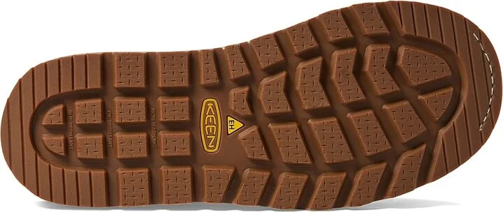 KEEN Utility Cincinnati 6 Waterproof (Comp Toe) Men's Shoes Dark Chocolate/Sandshell : 9.5 EE - Wide, Leather - Image 3