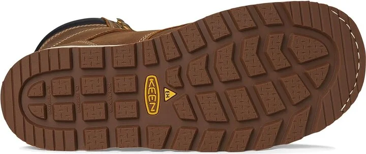 KEEN Utility Cincinnati 8 Waterproof (Comp Toe) Men's Shoes Belgian/Sandshell : 15 D - Medium, Leather - Image 3