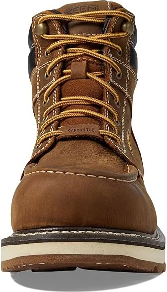 KEEN Utility Cincinnati 90 Degree 6 Waterproof (Comp Toe) Men's Work Boots Belgian/Sandshell : 15 D - Medium, Leather - Image 2