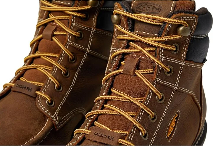 KEEN Utility Cincinnati 90 Degree 6 Waterproof (Comp Toe) Men's Work Boots Belgian/Sandshell : 15 D - Medium, Leather - Image 5