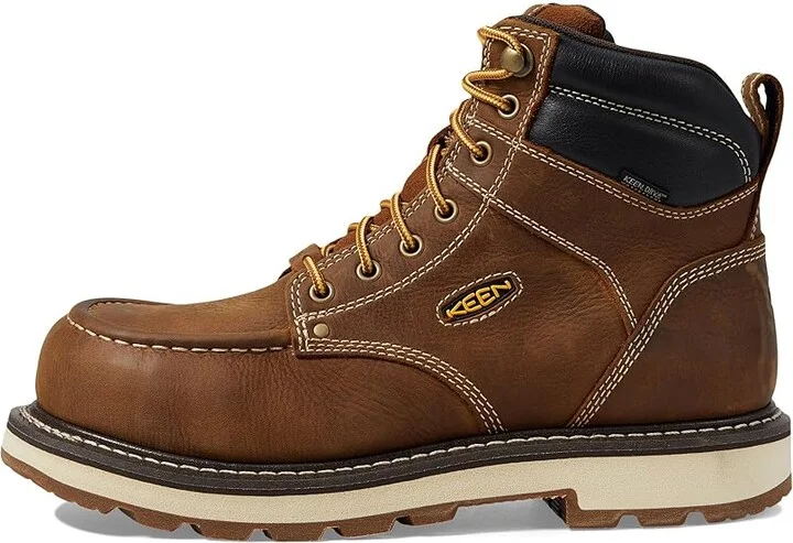 KEEN Utility Cincinnati 90 Degree 6 Waterproof (Comp Toe) Men's Work Boots Belgian/Sandshell : 15 D - Medium, Leather - Image 6