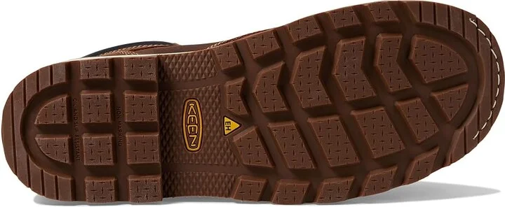 KEEN Utility Cincinnati 90 Degree 6 Waterproof (Comp Toe) Men's Work Boots Tuscan Red/Sandshell : 9.5 EE - Wide, Leather - Image 3