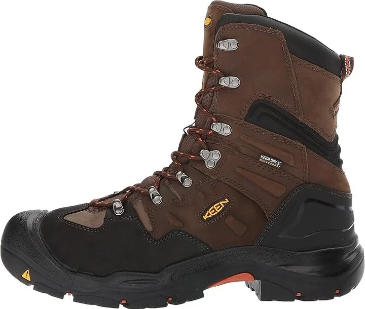 KEEN Utility Coburg 8 Waterproof (Steel Toe) Men's Work Boots Cascade Brown/Brindle : 9.5 D - Medium, Leather/Textile - Image 7
