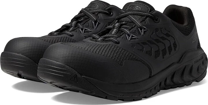 KEEN Utility Cully Comp Toe Men's Shoes Black/Black : 15 D - Medium