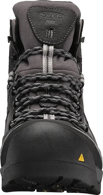 KEEN Utility Davenport 6 400G CT Waterproof (Comp Toe) Men's Work Boots Magnet/Steel/Grey : 9.5 D - Medium, Suede - Image 6