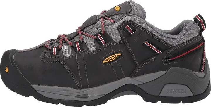 KEEN Utility Detroit XT Int. Met Steel Toe Men's Work Boots Steel Grey/Bossa Nova : 9.5 EE - Wide, Leather/Textile - Image 7