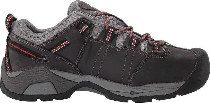 KEEN Utility Detroit XT Int. Met Steel Toe Men's Work Boots Steel Grey/Bossa Nova : 9.5 EE - Wide, Leather/Textile - Image 8