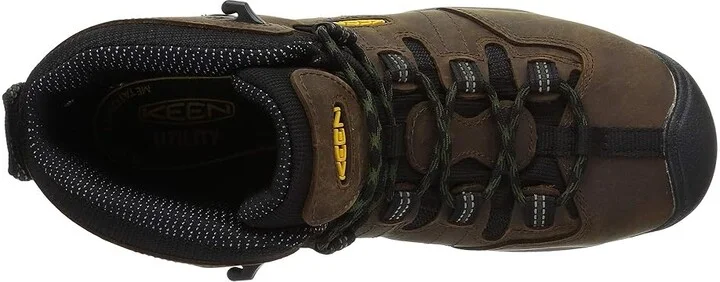 KEEN Utility Detroit XT Mid Steel Toe Waterproof Men's Work Boots Cascade Brown/Bronze Green : 16 D - Medium - Image 3
