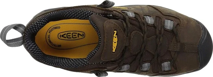 KEEN Utility Detroit XT Steel Toe ESD Men's Work Boots Cascade Brown/Gargoyle : 7 EE - Wide, Leather - Image 3